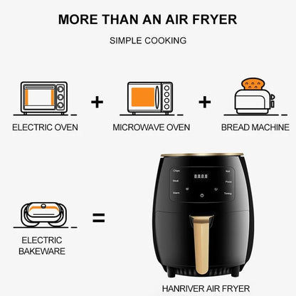 New Air Fryer Large Capacity Multi-Function Electric Fryer French Fries Maker for Home