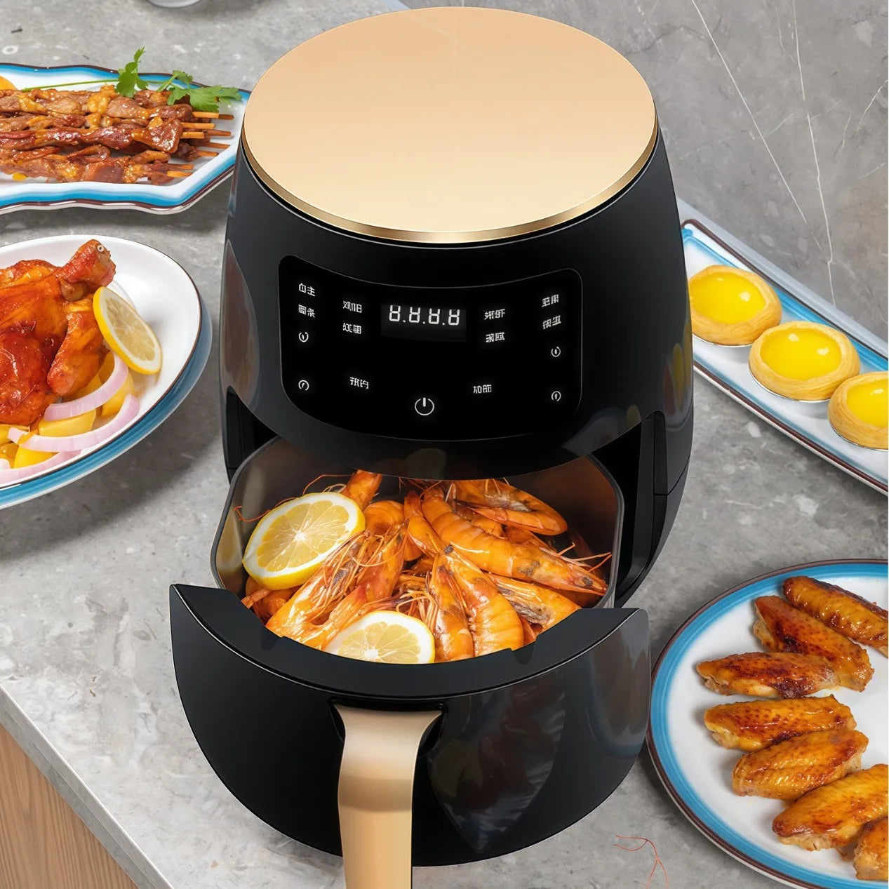 New Air Fryer Large Capacity Multi-Function Electric Fryer French Fries Maker for Home